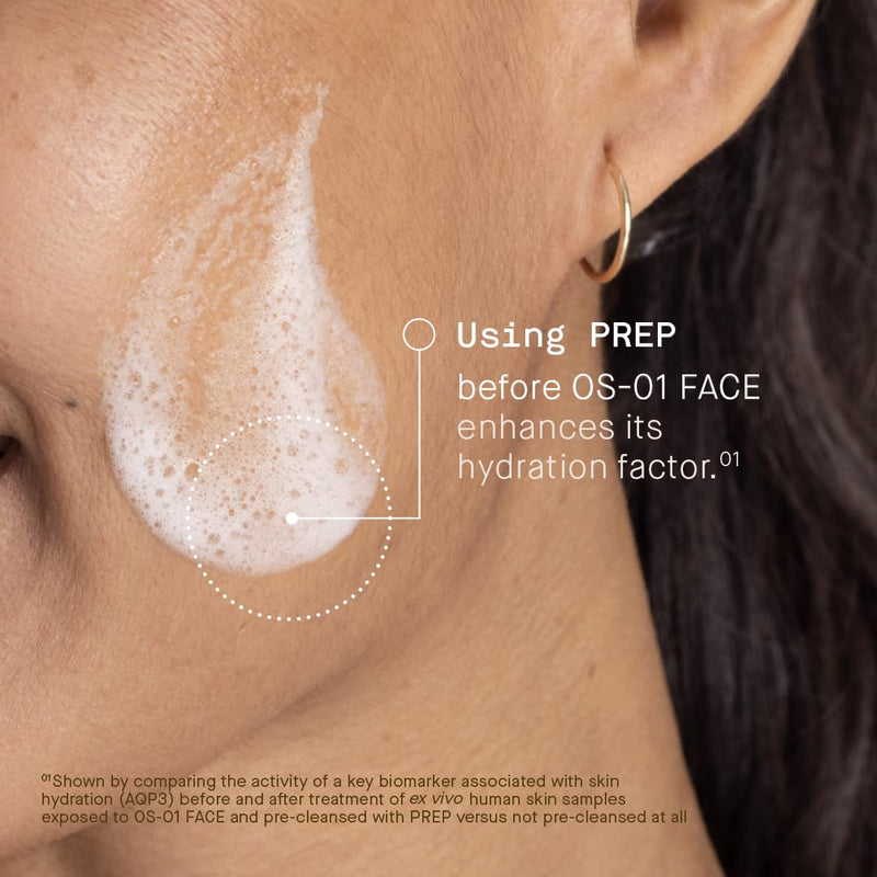 OneSkin PREP Facial Cleanser to Exfoliate and Support Skin Balance, Dermatologist Tested & Safe for Sensitive Skin Infinity Warehouse