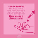 SOL by Jergens Deeper by the Drop Self Tanning Drops, Travel Size Self Tanning Water, Add to Lotions, Serums, and Oils for Custom Tan, for Year-Round Glow, 1 Fluid Ounce Jergens
