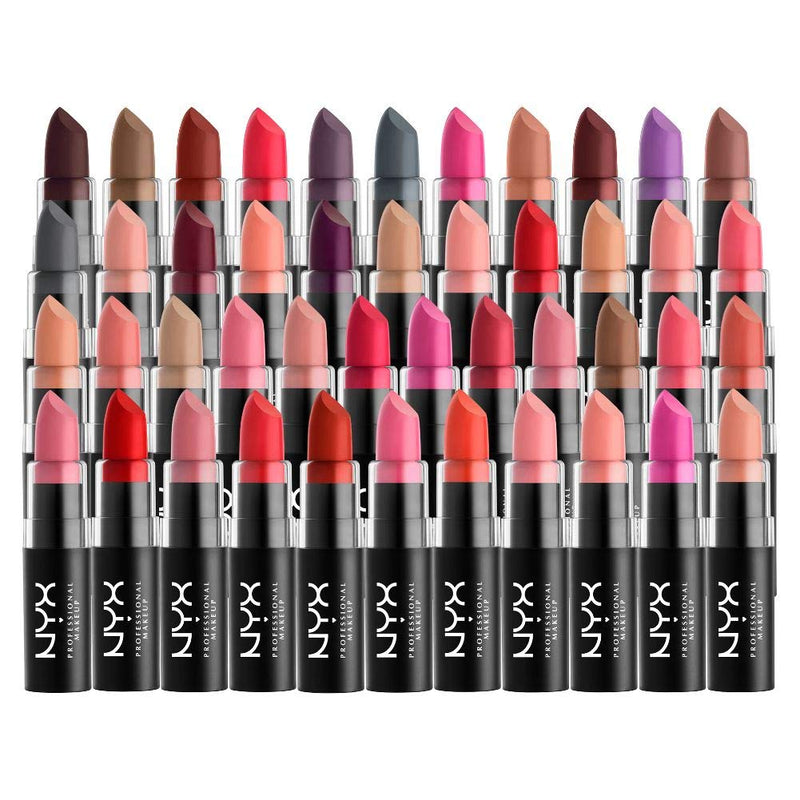 NYX Professional Makeup Matte Lipstick, Forbidden, 0.16 Ounce NYX PROFESSIONAL MAKEUP