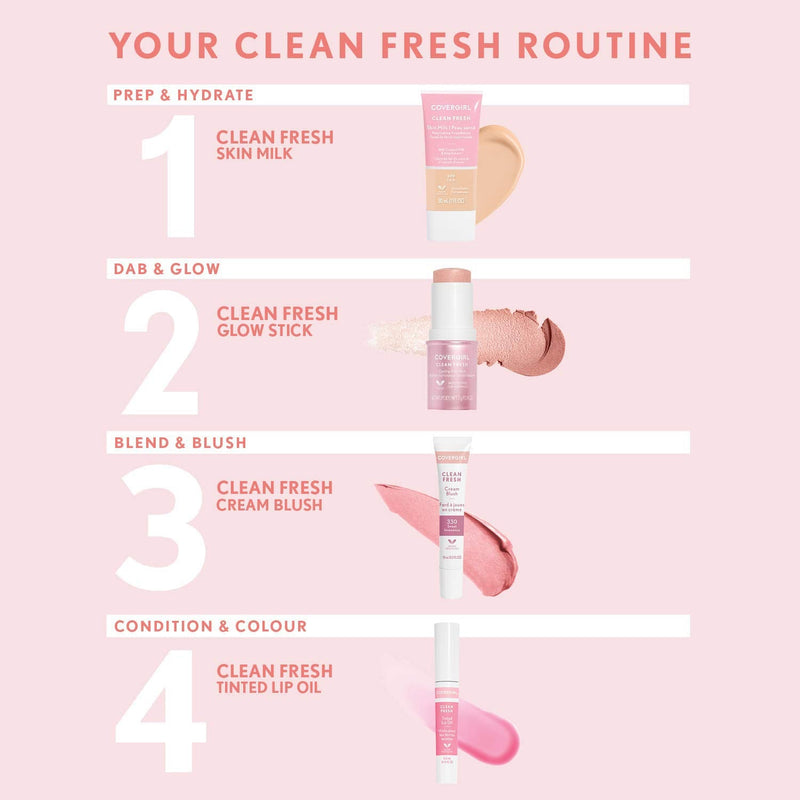 COVERGIRL, Clean Fresh Skin Milk Foundation, Fair/Light, 1 Count COVERGIRL Store