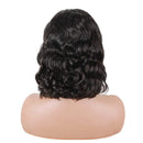 BLY Human Hair Wigs Lace Front 4x4 Closure Bob Wigs Body Wave Virgin Hair 10 Inch 150% Density Pre Plucked with Baby Hair Natural Color For Black Women BLY Store