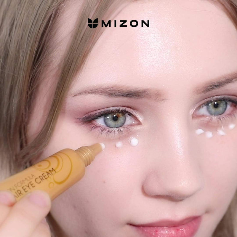 Eye Cream with 80% Snail Extract, Reduces Puffiness, Anti Aging Eye Cream Treatment, Under Eye Bags Treatment, Skin Revitalizing and Repairing 15ml (Tube, 0.50 fl.oz.) MIZON