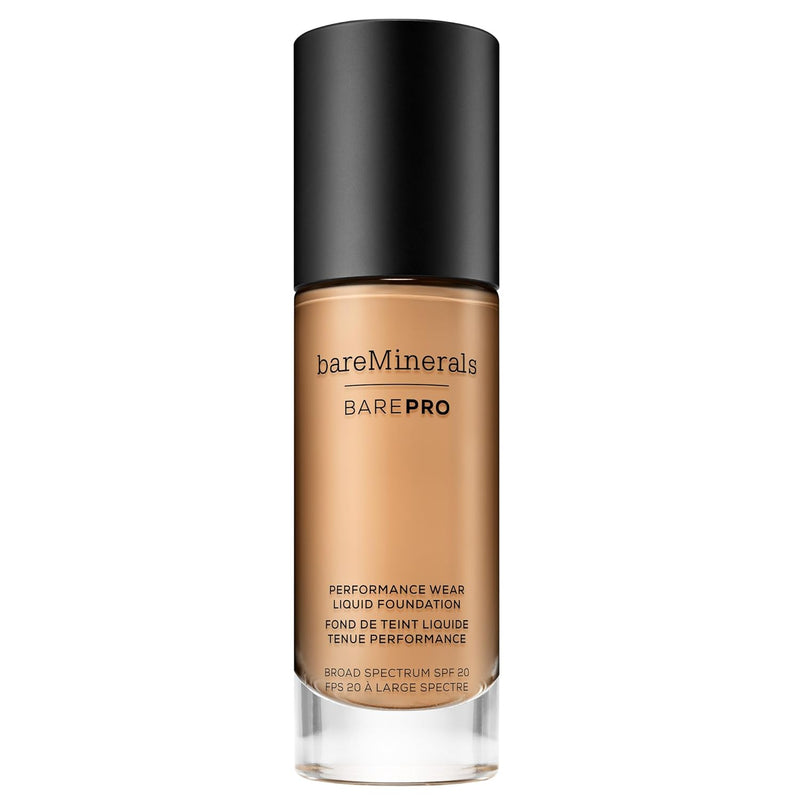 bareMinerals Barepro Performance Wear Liquid Foundation SPF 20, Breathable Makeup for Face, Full Coverage, 24HR Wear, Natural Matte Finish, Vegan Infinity Warehouse