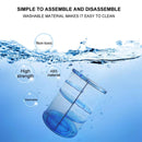 360 Rotating Makeup Organizer, Makeup Carousel Spinning Holder Storage Rack, Large Capacity Make up Caddy Shelf Cosmetics Organizer, Great for Countertop, Blue sanipoe