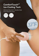 INIA Laser Hair Removal with Ice-Cooling Care for Women and Men, HAUTE Pro Painless at-Home IPL Hair Remover for Coarse Hair in Bikini All Body Areas, Latest Generation for Effective Results (Pink) Infinity Warehouse