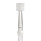 Brilliant Lumi Travel Sonic Toothbrush Replacement Heads - Round Brush Head with Super-Fine Micro Bristles, 2 Heads Brilliant