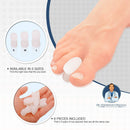 Dr. Frederick's Original Gel Toe Separators - Bunion Pain Relief for Men & Women - 6 Pieces - Large Dr. Frederick's Original