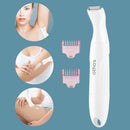 Othos Multi-functional Electric Trimmer Kit for Women, Bikini Trimmer, Nose & Eyebrow Trimmer, Foil Shaver All in One Device, Wet and Dry use, Waterproof, AA Battery Operated (included) othos
