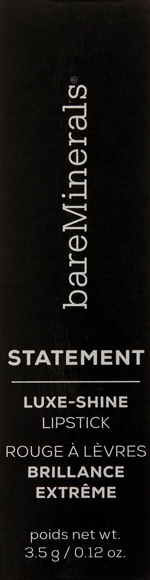 bareMinerals Statement Luxe-Shine Lipstick, Rebound, 0.12 Ounce bareMinerals