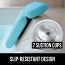 Gorilla Grip Original Spa Bath Pillow Features Powerful Gripping Technology, Comfortable, Soft, Large, 14.5x11, Luxury 2 Panel Design for Shoulder, Neck Support, for Hot Tub, Jacuzzi, Spas, Spa Blue Gorilla Grip Store