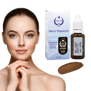 BIOTOUCH Micropigment DARK BROWN Pigment Color Permanent Makeup Microblading Supplies Eyebrow Shading Micropigmentation Cosmetic Tattoo Ink Lip Eyeliner Ombre Feathering Hair Stroke LARGE Bottle 15ml Biotouch