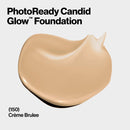 Revlon PhotoReady Candid Glow Moisture Glow Anti-Pollution Foundation with Vitamin E & Prickly Pear Oil, Anti-Blue Light Ingredients, without Parabens, Pthalates, and Fragrances, Creme Brulee, 0.75 oz REVLON