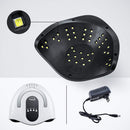 One Fire Nail Dryer, 120W Led Nail UV Light Professional, Automatic Sensor UV Led Nail Lamp Gel Polish Light, 4 Timer Gel Polish UV Nail Light, Portable Large Space UV Light for Nails Gel Polish Dryer One Fire