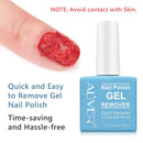 Gel Polish Remover, Advanced Nail Polish Remover, Removes Soak-Off Gel Polish, Quickly, Clean and Harmless, Easy to Use, Fl.oz 0.5 Purvigor