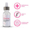 Glycolic Acid 40% (Professional Chemical Peel) Pro Strength Alpha Hydroxy Acid Skin Peel - Intense Anti-Aging Treatment For Wrinkles, Fine Lines, Brown Spots, and Acne Scarring - Beauty Coquette