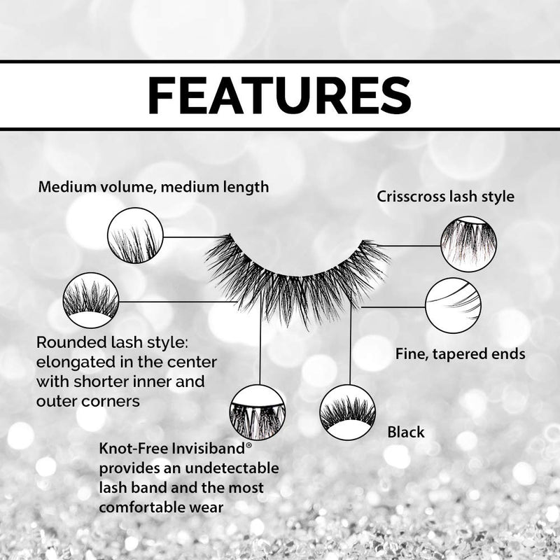 Ardell Faux Mink Lashes 817 Black, 4 Pack Ardell