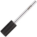 PANA Professional 3/32" Shank Size - Flat Top Large Barrel Silver Carbide Bit - Nail Drill Bit for Dremel Machine (Silver, Gold, DLC Black) (Fine, DLC Black) PANA