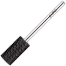 PANA Professional 3/32" Shank Size - Flat Top Large Barrel Silver Carbide Bit - Nail Drill Bit for Dremel Machine (Silver, Gold, DLC Black) (Fine, DLC Black) PANA