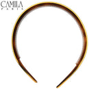 Camila Paris AD44 French Fashion Headband for Women, Very Flexible with Teeth for Strong Hold Grip, Women's Hairband, No Slip and Durable Styling Girls Hair Accessories, Made in France with Cellulose Camila