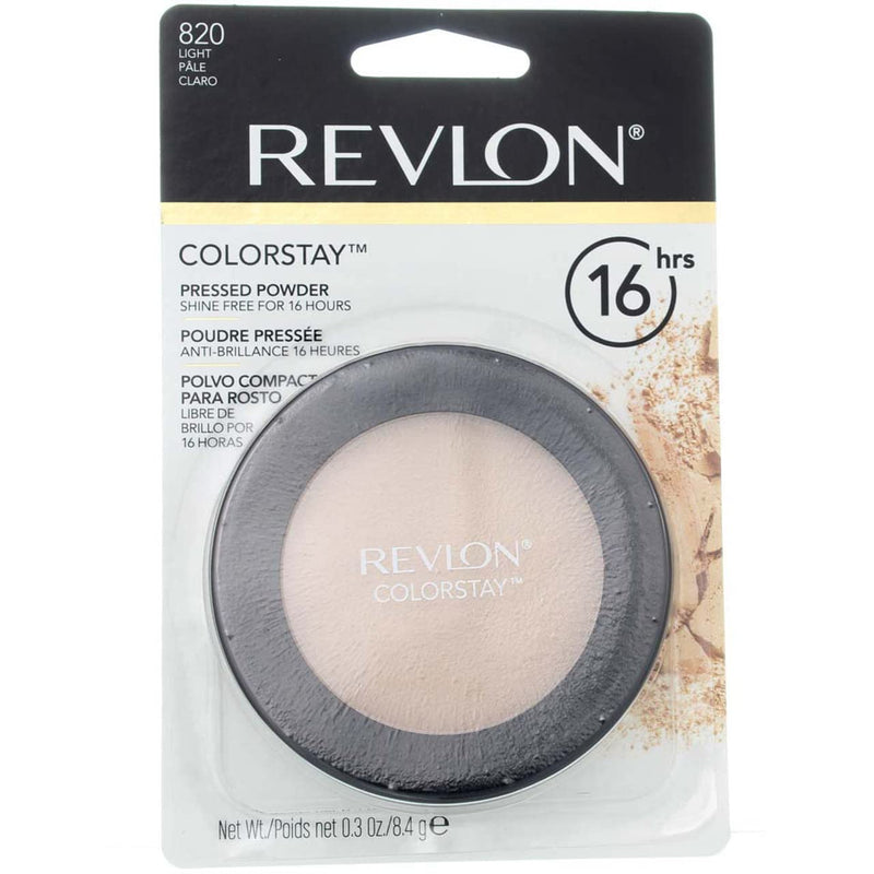 Revlon ColorStay Pressed Powder with SoftFlex, Light 820, 0.3 Ounces (Pack of 2) Infinity Warehouse