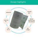 Tattoo Aftercare Waterproof Bandage Transparent Film Dressing Second Skin Healing Protective Clear Adhesive Antibacterial Bandages Tattoo Supplies 6"x 2 Yard KeyEntre Tattoo Bandage Roll (15CM-200CM) KeyEntre