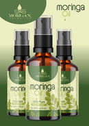 Morgan Cosmetics Moringa Oil 60 ml 2 fl. oz moringa oil organic 100% pure organic moringa oil Morgan Cosmetics