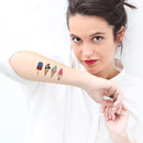 Ooopsi Ice Cream Temporary Tattoos for Kids 180PCS - Ice Cream, Lollies, Cookie, Cake Tattoo Stickers - Sweet Summer Tattoos Sticker for Girl Birthday Party Decorations Supplies Favors(17 Sheets) Ooopsi