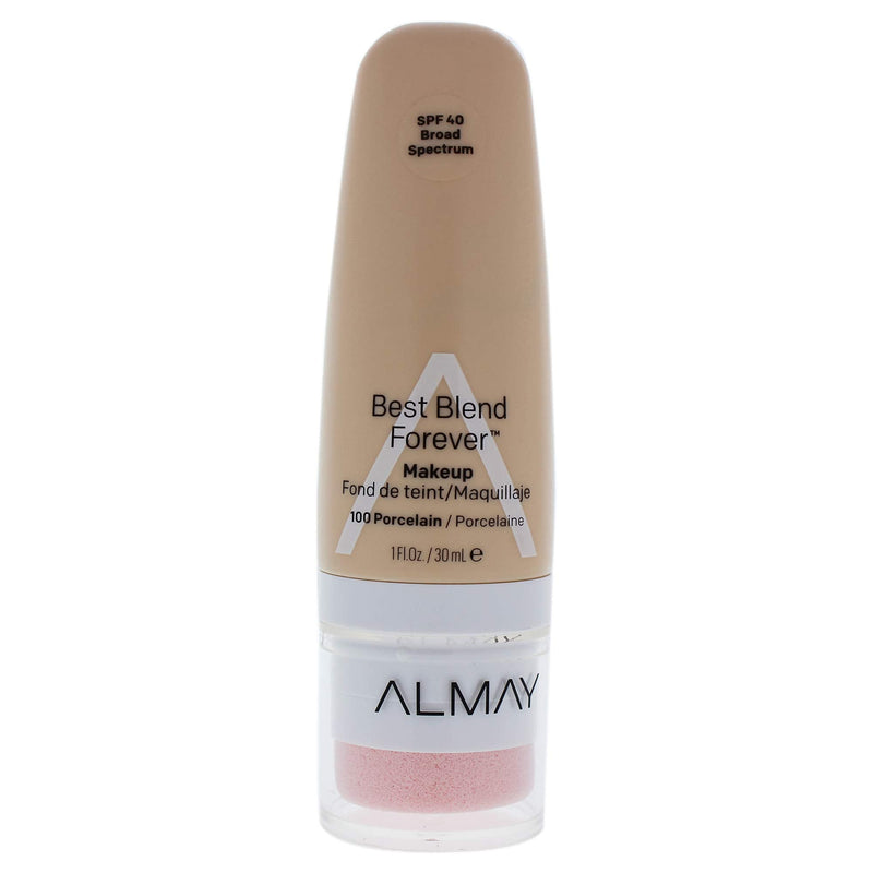 Almay Best Blend Forever Foundation, Porcelain, 1 fl. oz, SPF 40 Broad Spectrum Almay