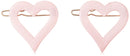 France Luxe Sweetheart Tige Boule Barrette Pair - Petal France Luxe