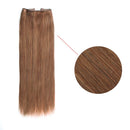 Sassina 20 Inch 120 Grams Halo Human Hair Extension with Adjustable Invisible Wire Auburn Color One Piece Fish Line Remy Hair for a Full Head