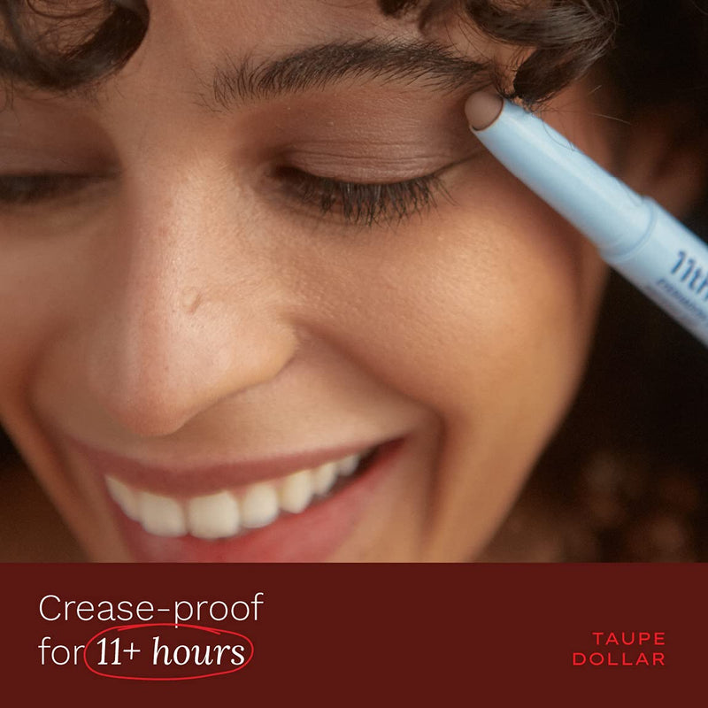 Alleyoop 11th Hour Cream Eyeshadow Sticks - Taupe Dollar (Matte) - Award-winning - Smudge-Proof and Crease Proof for Over 11 Hours - Easy-To-Apply and Compact for Travel - Cruelty-Free & Vegan, 0.05 Oz ALLEYOOP