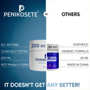PENIKOSETE Varicose & Spider Vein Cream for Legs, 3 Month Supply 6.76 oz Jar | Dermatologically Tested Ayurvedic Ashwagandha Formula | Non-Sticky for Tired, Swollen & Heavy-Looking Legs | Men & Women Infinity Warehouse