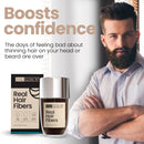 Hair Illusion Dark Brown Real Hair Fibers for Thinning Hair - 100% Natural Texture, Non Synthetic Hair Fibers - Bald Spot Cover Up for Women & Men - 18 Gram