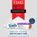Tom's of Maine Whole Care Natural Toothpaste with Fluoride, Cinnamon Clove, 4.0 oz. 3-Pack (Packaging May Vary) Tom's of Maine