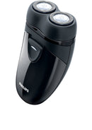 Norelco Travel Men's Shaver with Close-Cut Technology and Independent Floating Heads, Self-Sharpening Blades, 2 x AA Batteries Included by Philips Philips Norelco