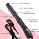 Hair Dryer Brush & Volumizer Hot Air Brush, 3-in-1 Blow Dryer Brush Styler for Straightening, Curling, Salon Negative Ion Ceramic Lightweight Dryers Straightener Curl Hair Brush for Wet and Dry Hair JINRI