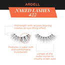 Ardell False Lashes, Naked Lashes 422 with Invisiband, 4 pairs Ardell
