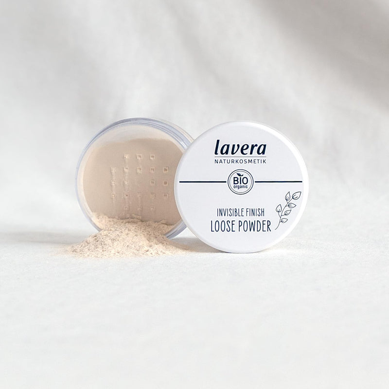lavera Invisible Finish Loose Powder - Long Lasting Setting Powder - Sets Make Up & Provides Matte Finish - Transparent Face Powder - PETA Certified - Vegan - Made in Germany - 0.4 Oz Infinity Warehouse