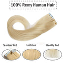 22 Inch Tape in Hair Extensions Human Hair 40pcs 100g
