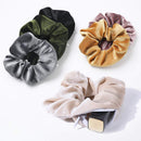 Lobaba Velvet Scrunchies Hair Ties Women - 6 Pack Big Vsco Girl Stuff Scrunchy for Hair Scrunchie Holder Elastic Bands With Zipper Pocket Gift For Friends Ivyu Store