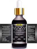 Fulvic Acid Trace Mineral Drops with Electrolytes - 77 Trace Minerals - 180 Servings - Restore Electrolytes, Improve Gut Health, Leaky Gut Repair - Ionic Trace Minerals from Fulvic & Humic Acid Infinity Warehouse