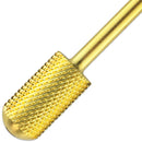 USA Pana 3/32" Safety Nail Carbide - Smooth Round Top Large Barrel Head for Electric Dremel Drill Machine - Grit Size: (4XC, 3XC, 2XC, XC, C, M, F, XF) (Medium (M) GOLD) PANA