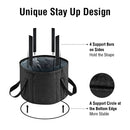 Beinilai 20L Collapsible Bucket Foot Bath Basin, Portable Foot Soak Tub with Handle, Foot Tub for Soaking Feet, Multi Functions for Travel Foot Spa, Camping washing, Storage Bucket, Black Beinilai