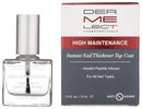 Dermelect High Maintenance Instant Nail Thickener - Nailcare Top Coat with Keratin Protein Peptides, Strengthening, Hardening Protective High Shine Treatment for Weak, Thin, Damaged Nails 0.4 oz Dermelect Cosmeceuticals
