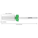 PANA Nail Carbide 5 in 1 Bit - Two Way Rotate use for Both Left and Right Handed - Fast remove Acrylic or Hard Gel - 3/32" Shank - Manicure, Nail Art, Drill Machine (Coarse - C, Silver) PANA