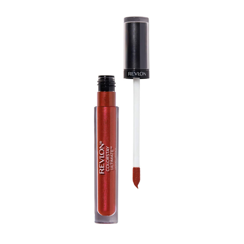 REVLON ColorStay Ultimate Liquid Lipstick, Satin-Finish Longwear Full Coverage Lip Color, Top Tomato (050), 0.07 oz REVLON