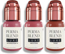 Perma Blend Luxe - Rose Lip Set - 3 Count (0.5 oz Each) Infinity Warehouse