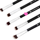 Kabuki Concealer Brush Under Eye - Beauty Junkees Mini Tapered Blending Makeup Brushes for Undereye Blender Buffer with Liquid Cream Powder Eyeshadow Cosmetics, Dense, Vegan Synthetic Beauty Junkees