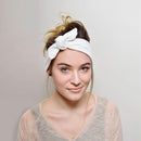 DRESHOW 4 Pack Bow Headband for Women Knotted Hair Band Facial Cloth Headbands DRESHOW Store