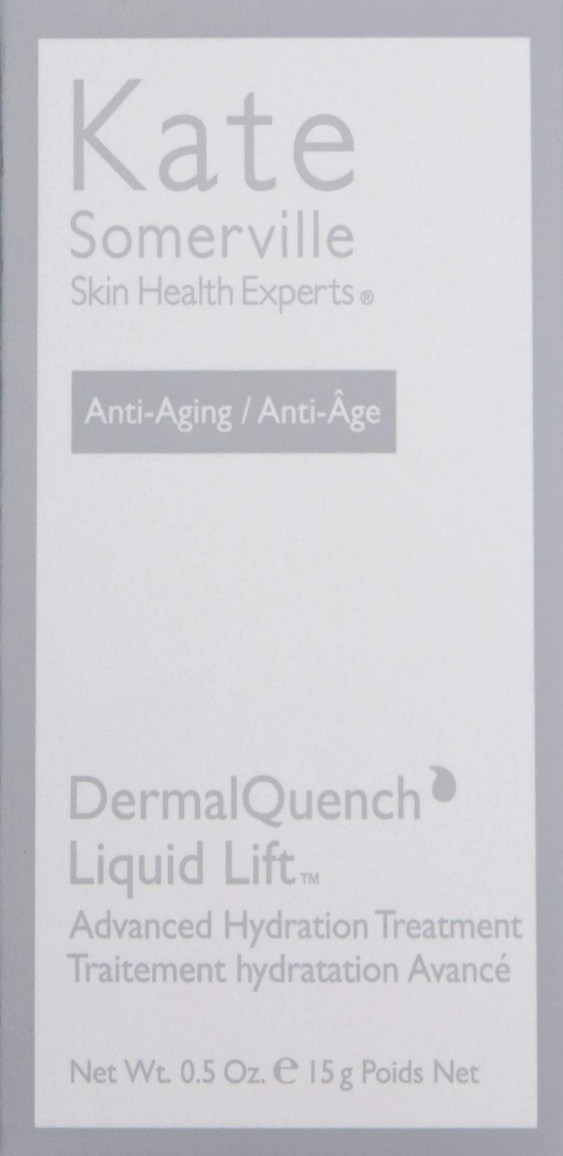Kate Somerville DermalQuench Liquid Lift | Advanced Wrinkle Treatment | Deeply Hydrating Oxygen Facial | 0.5 Fl Oz Kate Somerville